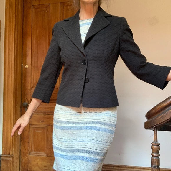 Ann Taylor cotton jacket.  Size 2.  3/4 sleeve. - Picture 6 of 6